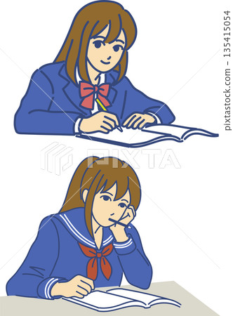 學校女生學習 135415054