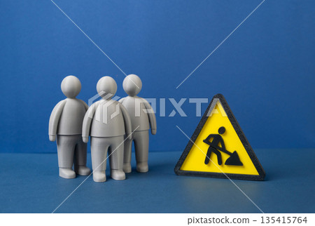 Labor force. Migrant workers. Workforce mobility concept, economic migration and employment demand. Integration challenges, labor supply dynamics and global economic interdependence 135415764