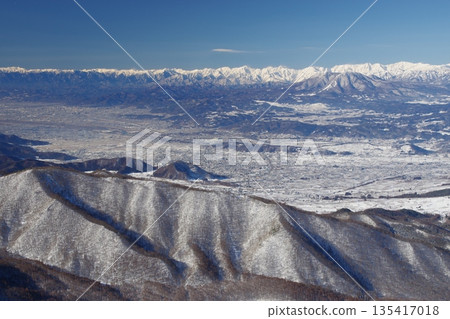 View of the Northern Alps from Ryuo Ski Park 135417018