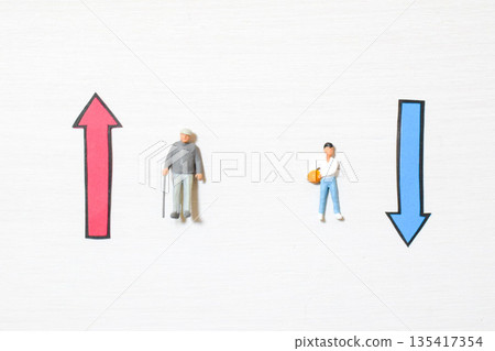 少子老化形象 少子老化形象 135417354