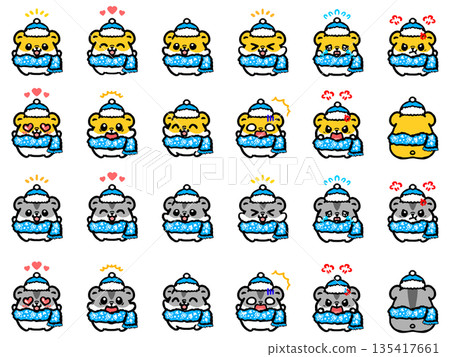 可愛倉鼠冬裝插畫集 2 135417661