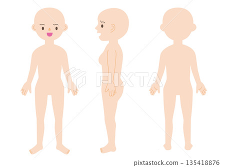 Female whole body 135418876