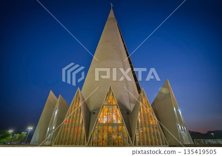 Maringa Cathedral and Blue Hour Maringa Cathedral and Blue Hour 135419505