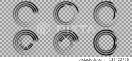Translucent cylindrical shadows with soft blur create the illusion of movement and depth. The effect is reminiscent of futuristic holograms or digital interfaces with dynamic elements. Translucent cylindrical shadows with soft blur create the illusion of movement and depth. The effect is reminiscent of futuristic holograms or digital interfaces with dynamic elements. 135422736
