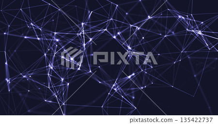 Abstract background with connecting dots and lines. Network connection structure. Plexus weave effect. Abstract 3d vector illustration Abstract background with connecting dots and lines. Network connection structure. Plexus weave effect. Abstract 3d vector illustration 135422737