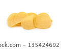 Potato chips isolated 135424692