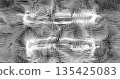 In shades of grey abstract texture created with Gradient flow and 3D structure imitate the movement of liquid or wind. Vibrant colors, volumetric waves and digital noise create a sense of depth and 135425083
