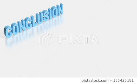 Business Conclusion Concept with Final Decision and Summary Result 3d render. Business Conclusion Concept with Final Decision and Summary Result 3d render. 135425191