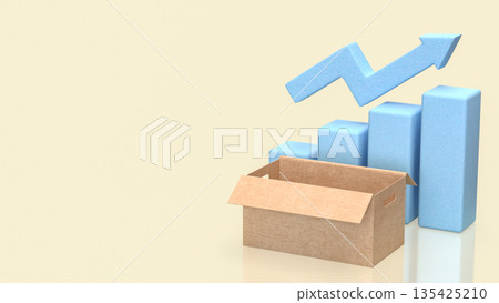 Unemployment and Economic Growth Imbalance Concept with Rising Market Indicators 3d render. Unemployment and Economic Growth Imbalance Concept with Rising Market Indicators 3d render. 135425210