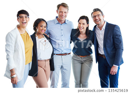 Portrait, group and staff hug, business and happiness with confidence, collaboration and journalist. Face, coworkers or editorial team embrace, cooperation and smile with teamwork, formal or cheerful Portrait, group and staff hug, business and happiness with confidence, collaboration and journalist. Face, coworkers or editorial team embrace, cooperation and smile with teamwork, formal or cheerful 135425619