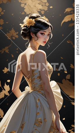 穿婚紗的女人:人工智慧生成的素材 穿婚紗的女人:人工智慧生成的素材 135428338