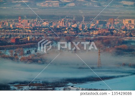 Hidaka Mountains and Tokachi Plain 135429086
