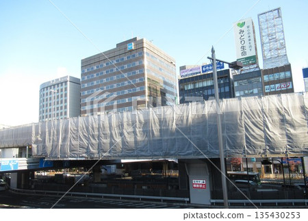 Ueno Station: Shuto Expressway under renovation Ueno Station: Shuto Expressway under renovation 135430253