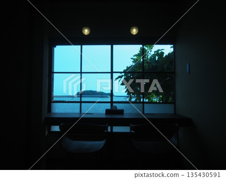 The sea seen from a private house The sea seen from a private house 135430591