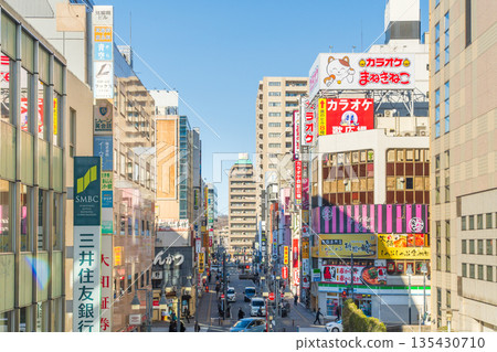 Tokyo cityscape: Hachioji Station North Exit 135430710