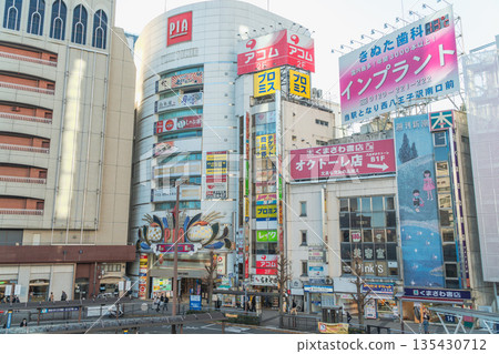 東京城市景觀:八王子站北口 東京城市景觀:八王子站北口 135430712