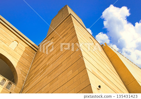 View of Al Ujji Grand Mosque in Riyadh 135431423