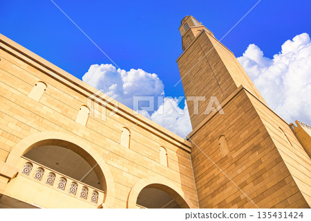 View of Al Ujji Grand Mosque in Riyadh 135431424