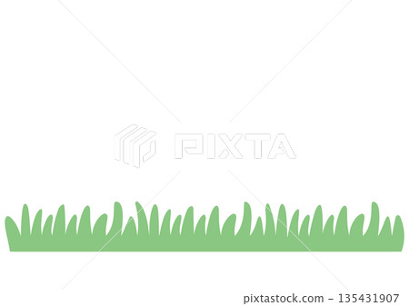 Simple rounded grass Simple rounded grass 135431907