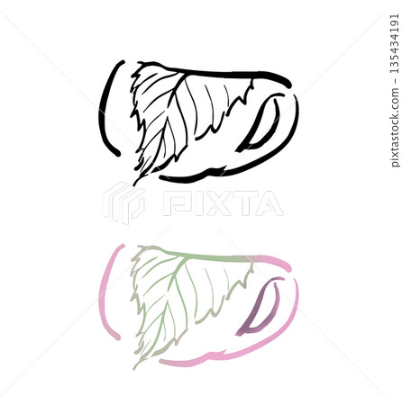Illustration material: Hand-drawn style Sakuramochi 14, Sakuramochi, Japanese sweets, Japanese sweets, wagashi Illustration material: Hand-drawn style Sakuramochi 14, Sakuramochi, Japanese sweets, Japanese sweets, wagashi 135434191