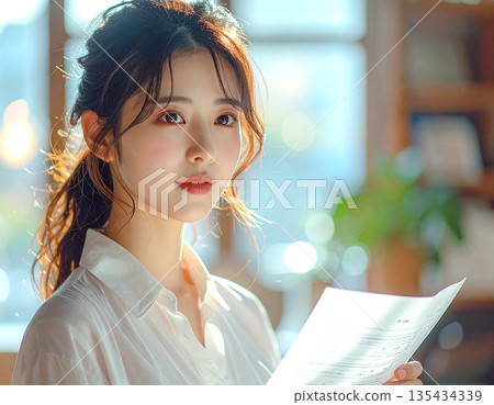 young woman      135434339