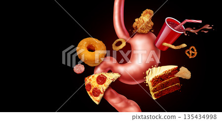 Junk Food and Digestive health 135434998