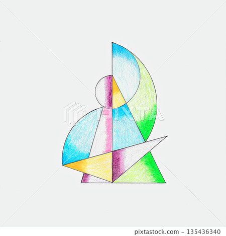 Colored pencil art Colored pencil art 135436340