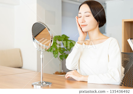 Cosmetology facial Cosmetology facial 135436492