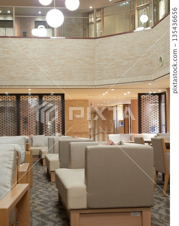 Rest sofa in the hotel lobby Rest sofa in the hotel lobby 135436656