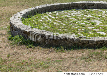 Close up of an ancient place of execution of Cetinje Close up of an ancient place of execution of Cetinje 135437293