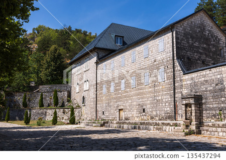 Cetinje Monastery buildings on a sunny summer day Cetinje Monastery buildings on a sunny summer day 135437294