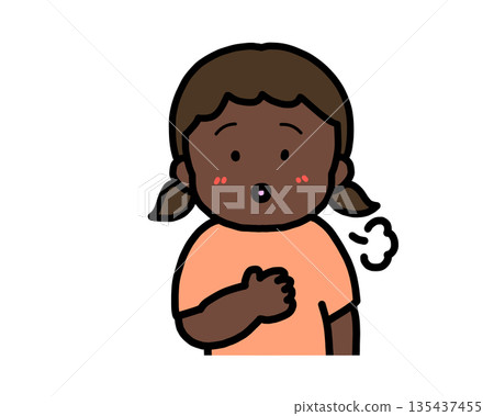 一個放鬆的黑人女孩 一個放鬆的黑人女孩 135437455