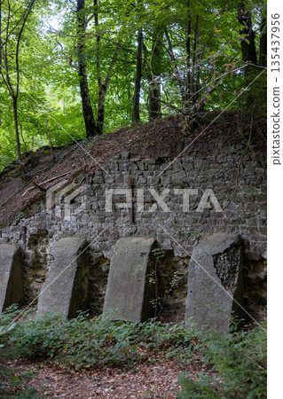 Aachen, North Rhine-Westphalia , Germany, August 23rd, 2025, Ancient memorial monument, Historical Aachen, North Rhine-Westphalia , Germany, August 23rd, 2025, Ancient memorial monument, Historical 135437956