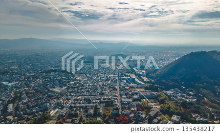 Nov 24 2025 Kyoto Kita Ward Skyline and Mountain Panorama 135438217