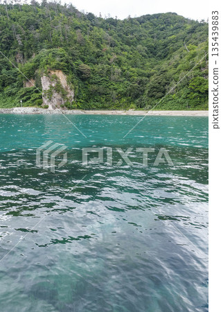 Shiohama Beach on Oki Island, with its crystal clear waters Shiohama Beach on Oki Island, with its crystal clear waters 135439883