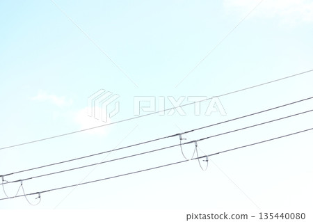 Photo of power lines and the sky 135440080