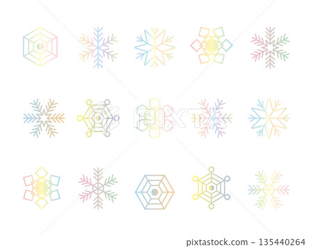 Various snowflakes set 6 Various snowflakes set 6 135440264
