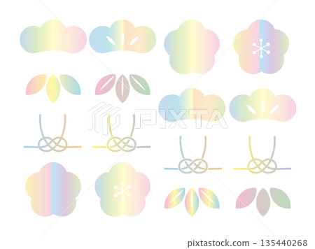New Year's Decoration Set 21 135440268