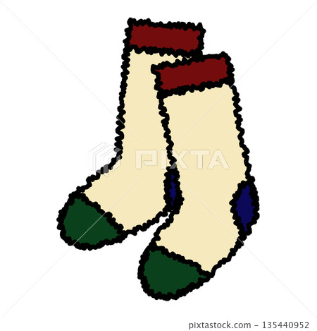 Cute fluffy socks for cold weather Cute fluffy socks for cold weather 135440952