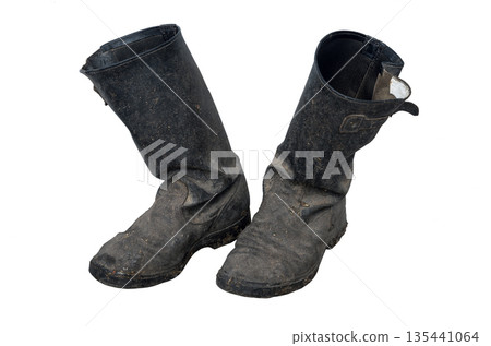 Tarpaulin boots kirza of USSR collective farmer 135441064
