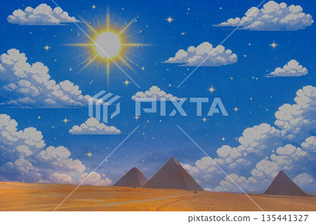 Pyramid (Pixelated Sky) Pyramid (Pixelated Sky) 135441327