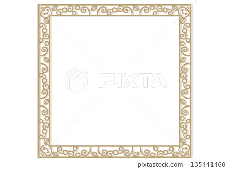 Engraved frame Engraved frame 135441460