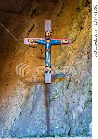 The hermitage of Saint-Antoine de Galamus at gorges of Galamus, The hermitage of Saint-Antoine de Galamus at gorges of Galamus, 135441956