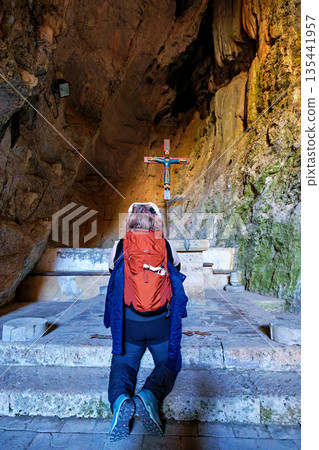 The hermitage of Saint-Antoine de Galamus at gorges of Galamus, 135441957