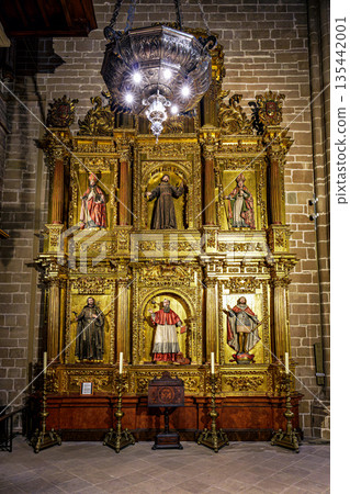 Interior of the Cathedral Saint Mary in Pamplona, Navarre, Spain Interior of the Cathedral Saint Mary in Pamplona, Navarre, Spain 135442001