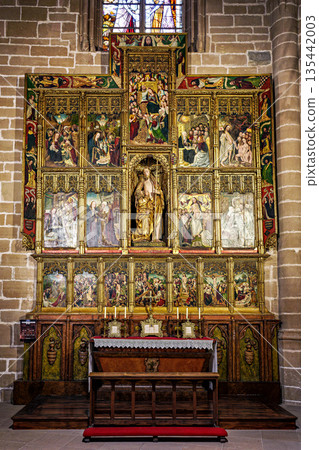 Interior of the Cathedral Saint Mary in Pamplona, Navarre, Spain Interior of the Cathedral Saint Mary in Pamplona, Navarre, Spain 135442003