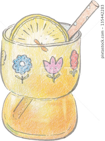 Beverage watercolor element hand painted drink illustration Beverage watercolor element hand painted drink illustration 135442283