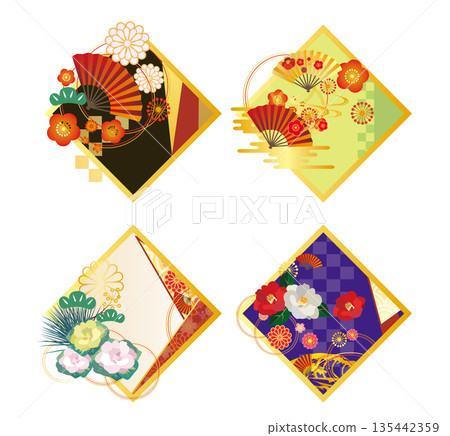 日式裝飾相框套裝 135442359