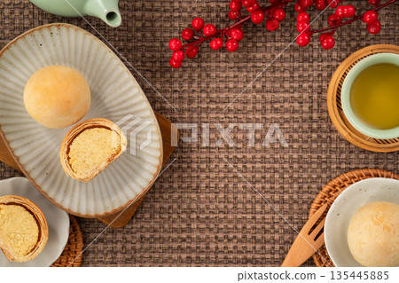 中秋節 月餅 小月餅 綠豆椪 Mid-Autumn Festival Moon cake げっぺい 135445885