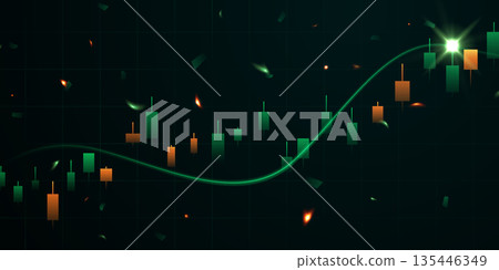 business vector illustration design Stock market charts or Forex trading charts for business and finance ideas. business vector illustration design Stock market charts or Forex trading charts for business and finance ideas. 135446349